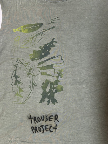 Short Sleeve Crop Screenprint Tee (UK14/16)