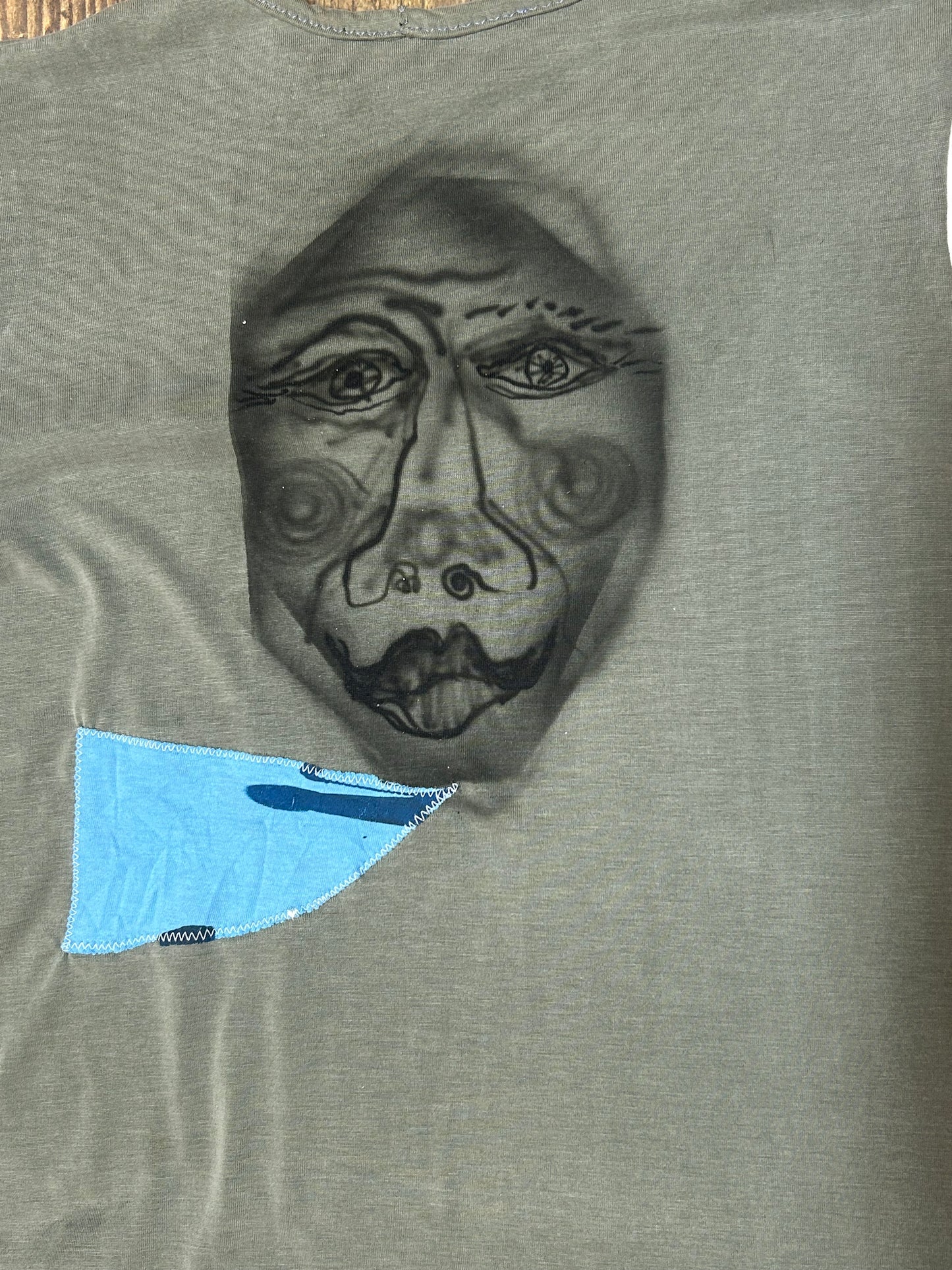 Short Sleeve Crop Screenprint Tee (UK14/16)