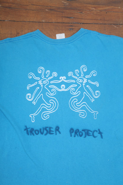 Graphic Blue Short Sleeve T-Shirt (M)