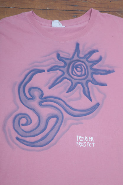 Funky Graphic Pink Short Sleeve T-Shirt (M)