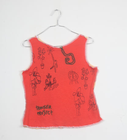 Funky Reversible Summer Vest Top (M)