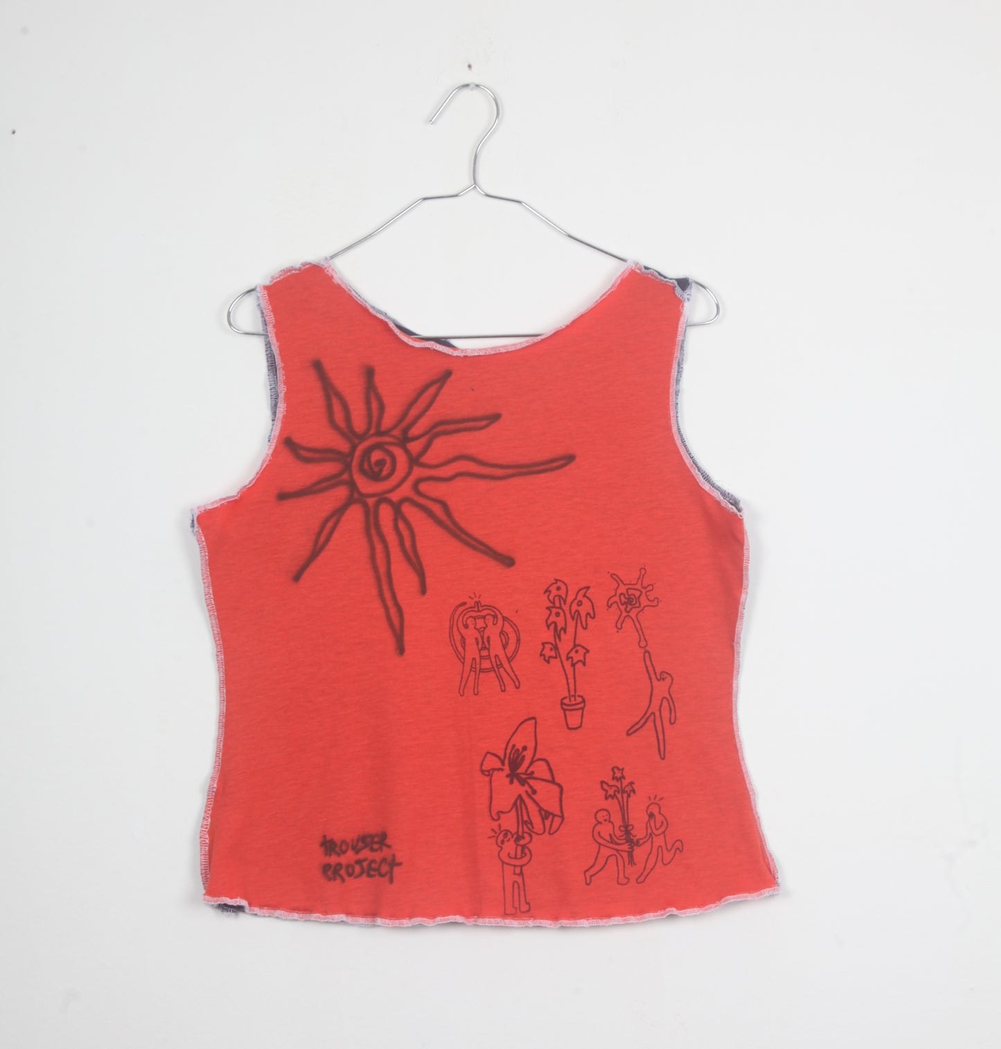 Funky Reversible Summer Vest Top (L)