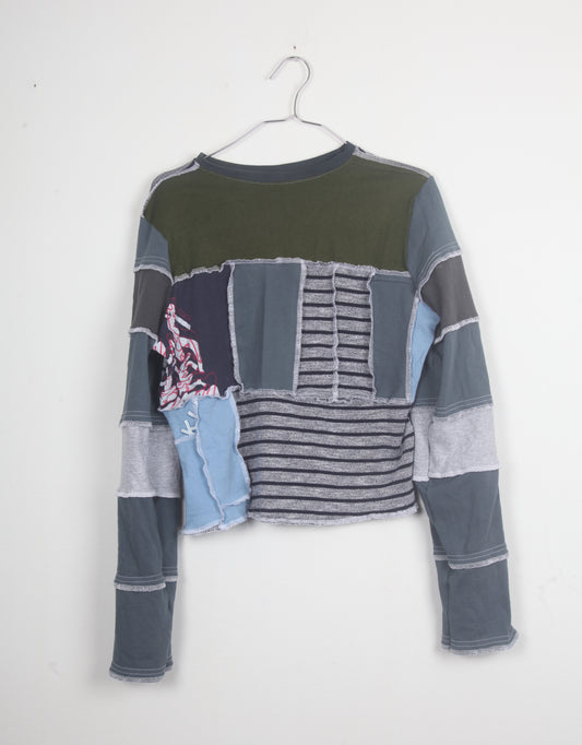 Patchwork Reworked 1of1 Long Sleeve Top