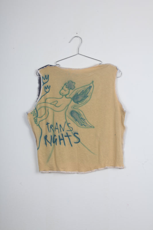 Trans Rights Reversible Vest Top (L)