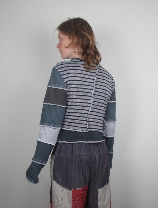 Patchwork Reworked 1of1 Long Sleeve Top