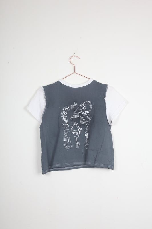 Short Sleeve Screenprint Graphic Tee (S)