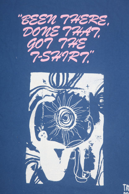Upcycled Graphic Screenprint T-Shirt (L)