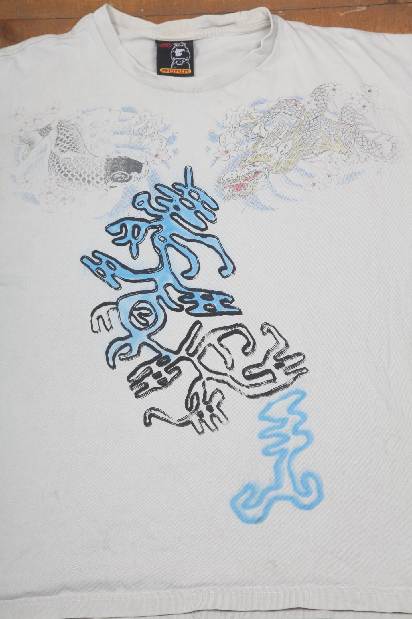 Sustainable Upcycled Graphic Screenprint T-Shirt (XL)