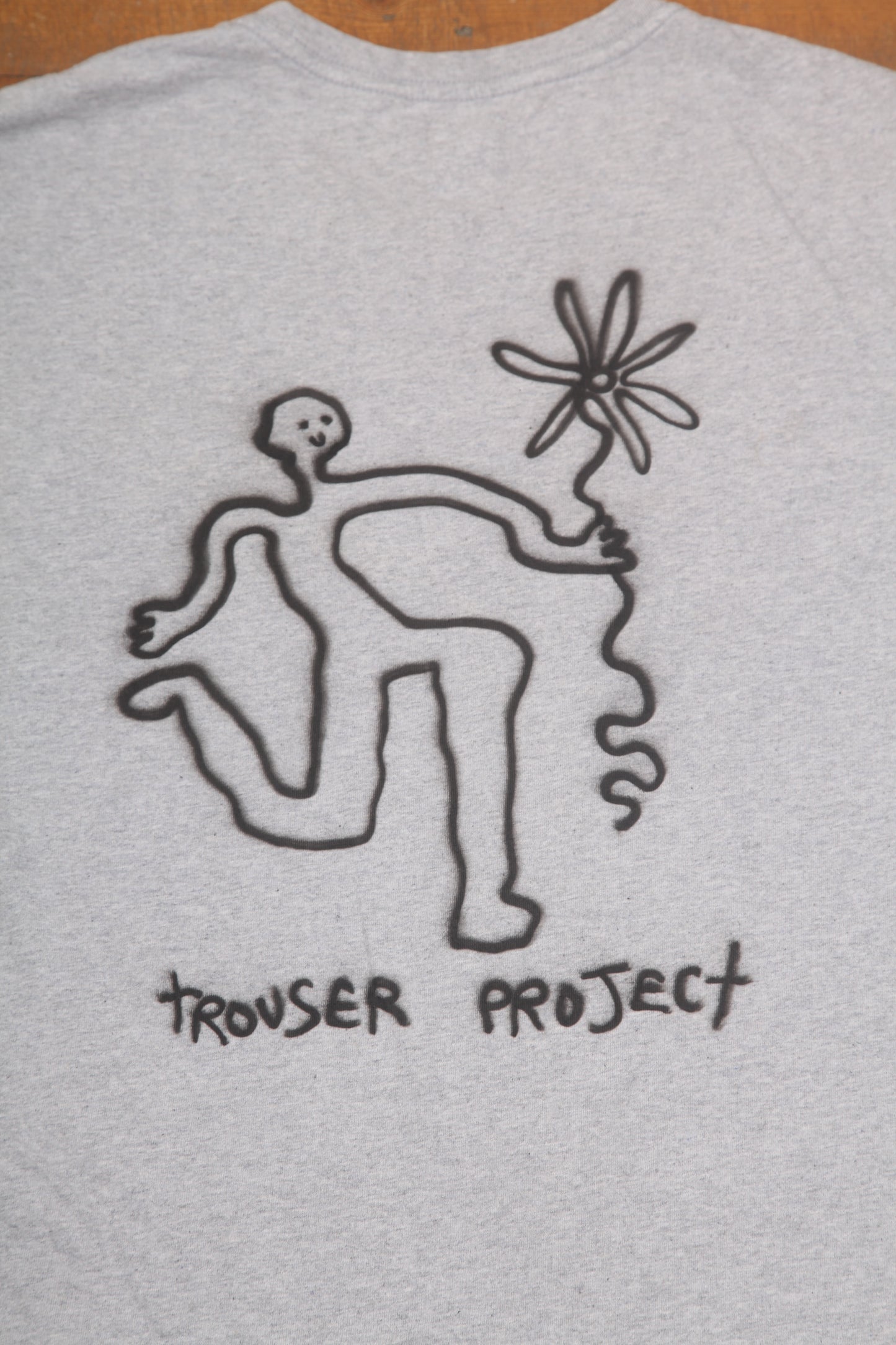 Sustainable Upcycled Graphic Screenprint T-Shirt (L)
