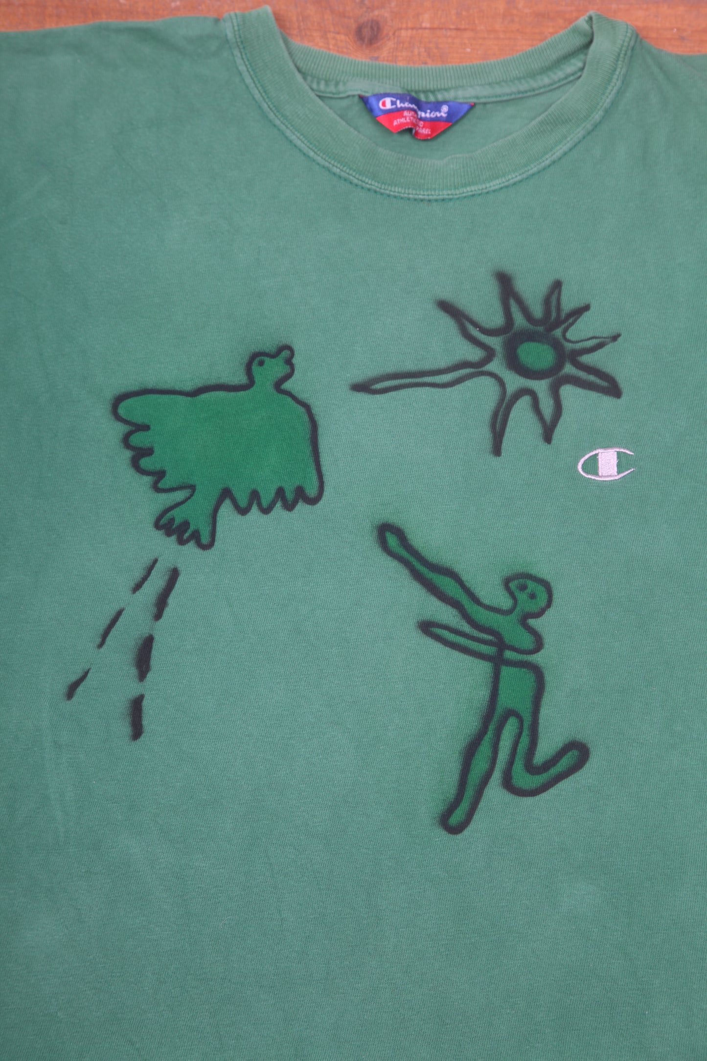 Sustainable Upcycled Graphic Screenprint T-Shirt (XXL)