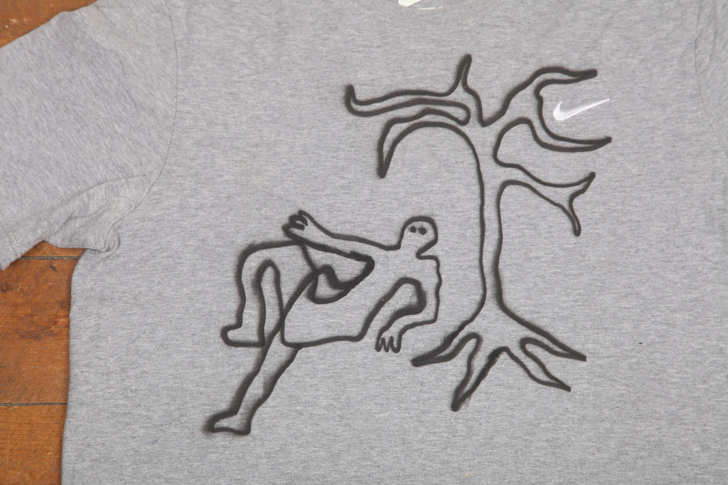 Graphic Upcycled T-Shirt (M)