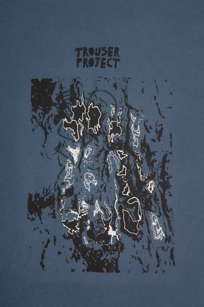 Upcycled Graphic Screenprint T-Shirt (L)