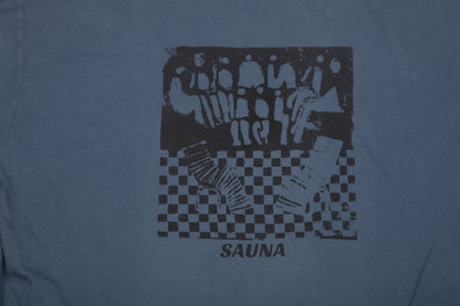 Upcycled Graphic Screenprint T-Shirt (L)