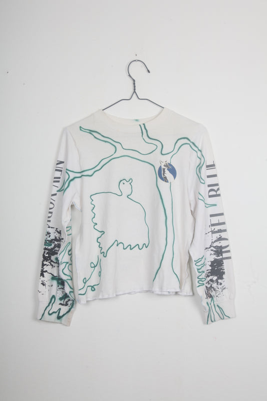 Reworked 1of1 Long Sleeve Figure Hugging Tee (M)
