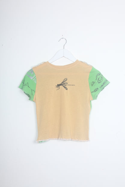 Cut & Sew Screen-print Baby Tee (S)