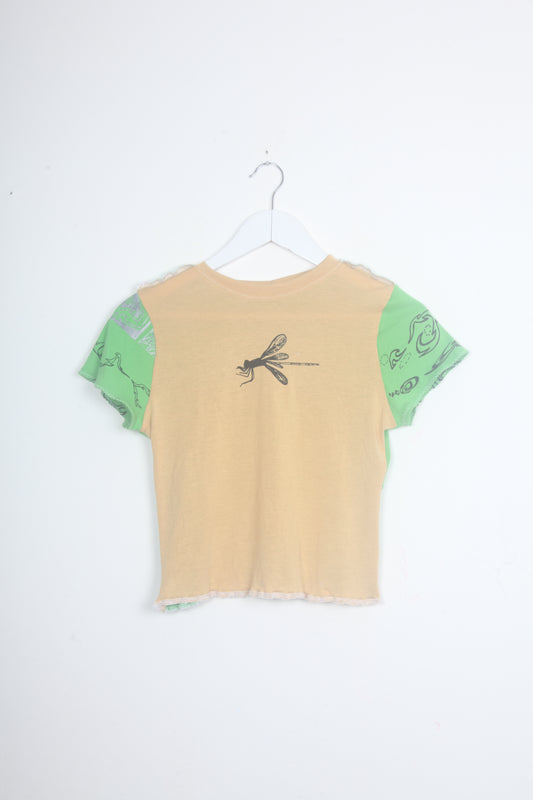 Cut & Sew Screen-print Baby Tee (S)