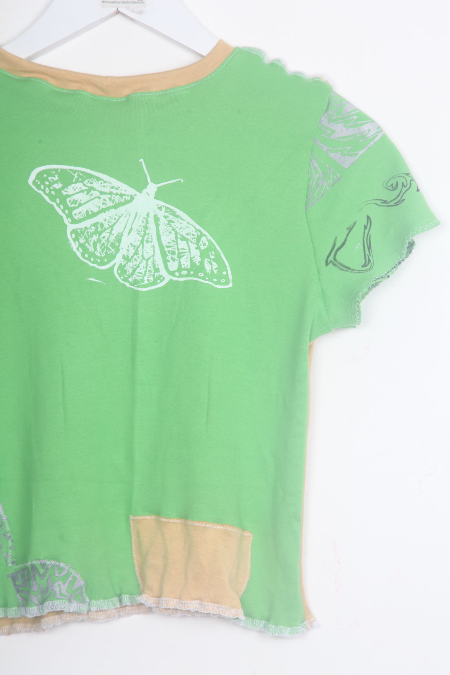 Cut & Sew Screen-print Baby Tee (S)