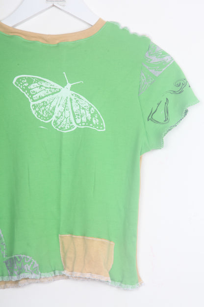 Cut & Sew Screen-print Baby Tee (S)