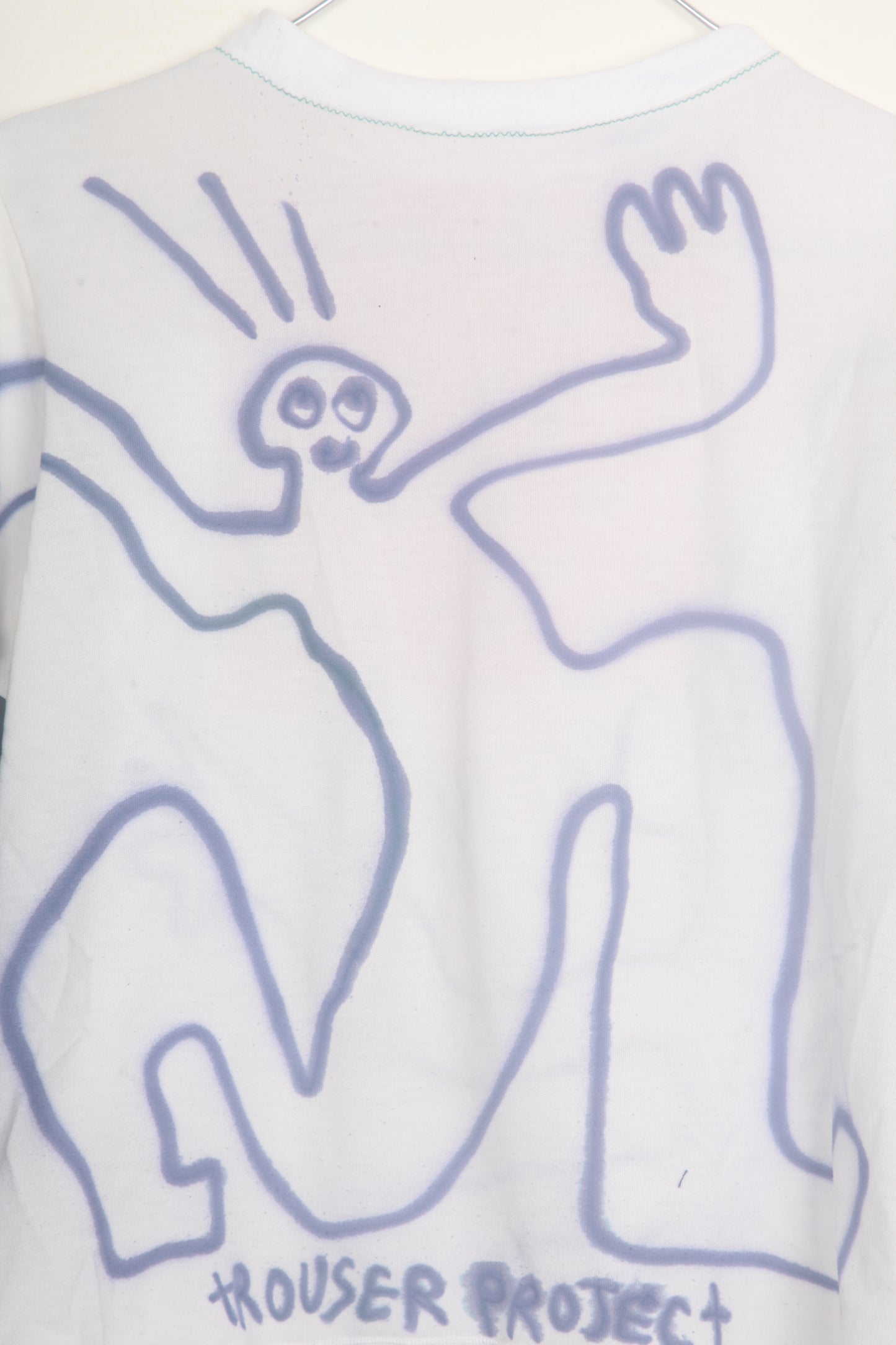 Cut & Sew Long Sleeve Top Graphic Prints (UK12)