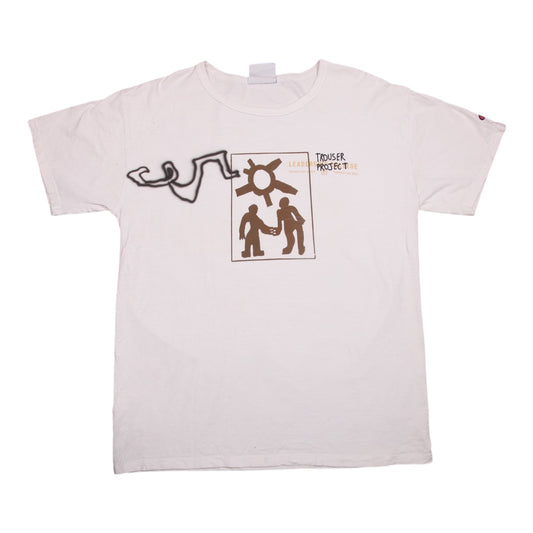 Upcycled Illustrated Screenprint T-shirt (M)