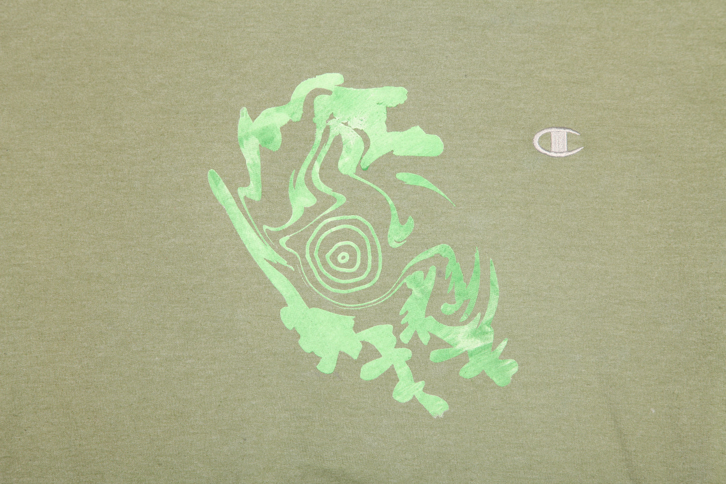 Vintage Upcycled Screenprint Jumper (L)