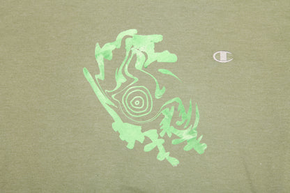 Vintage Upcycled Screenprint Jumper (L)