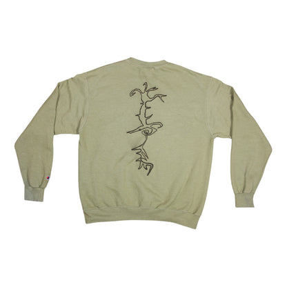 Vintage Upcycled Screenprint Jumper (L)