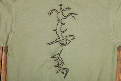 Vintage Upcycled Screenprint Jumper (L)