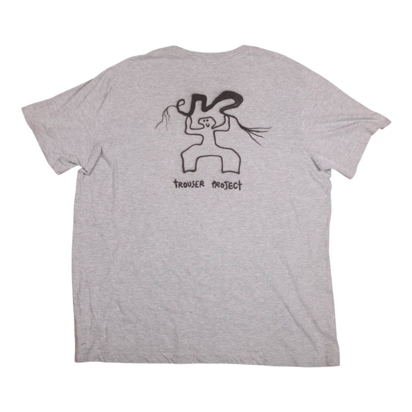 Upcycled Illustrated Screenprint T-shirt (L)