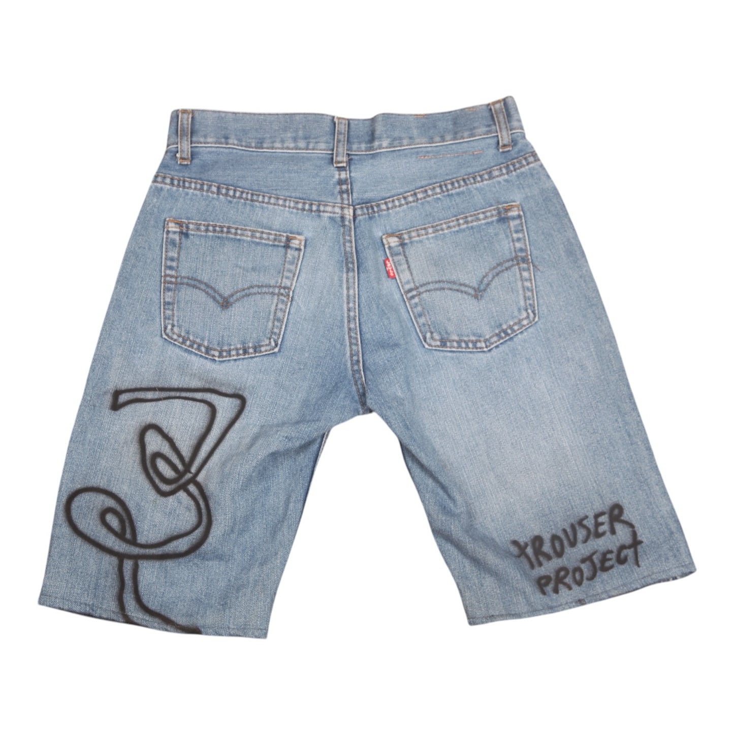 Upcycled Levi's Denim Shorts (W27)