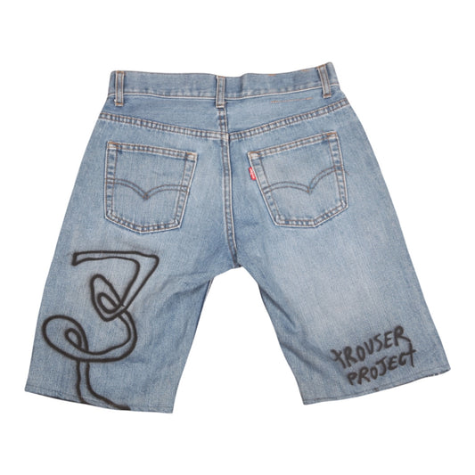 Upcycled Levi's Denim Shorts (W27)