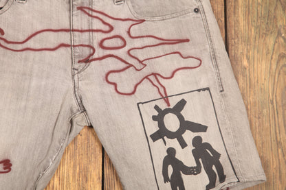 Upcycled Levi's Denim Shorts (W36)