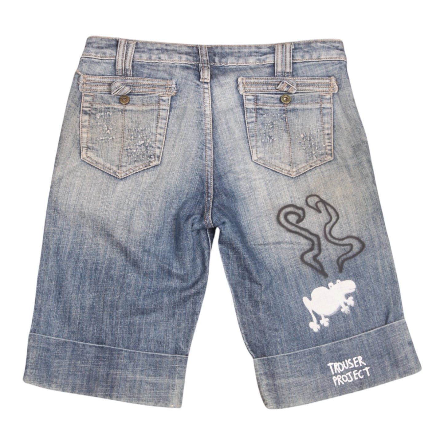 Upcycled Denim Shorts (W34)