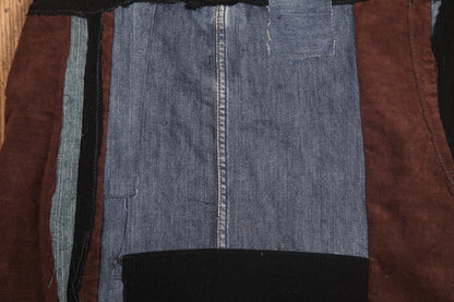 Patchwork Corduroy midi skirt (UK12)