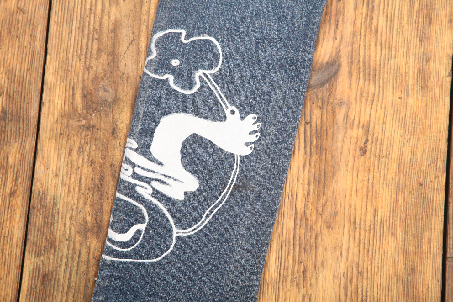 Upcycled Screenprint Jeans (W30)