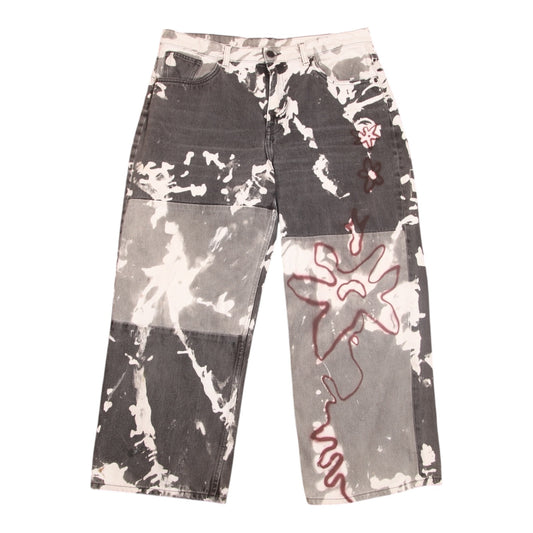 Upcycled Tie Dye Jeans (W36)