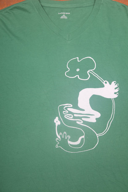 Upcycled Preloved Graphic Screenprint T-Shirt (XL)