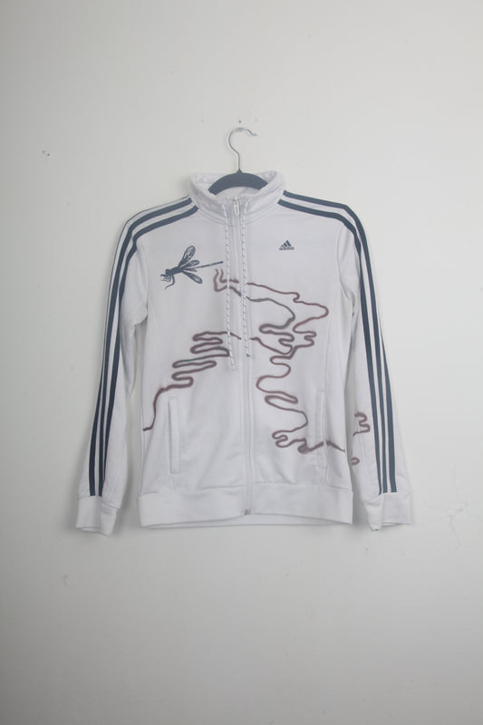 Zip Up Adidas Upcycled Jumper