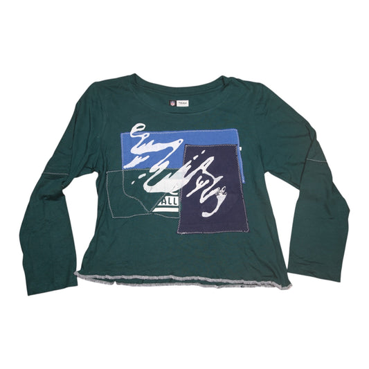 Long Sleeve Screenprint Fitted Tee (UK10/12)