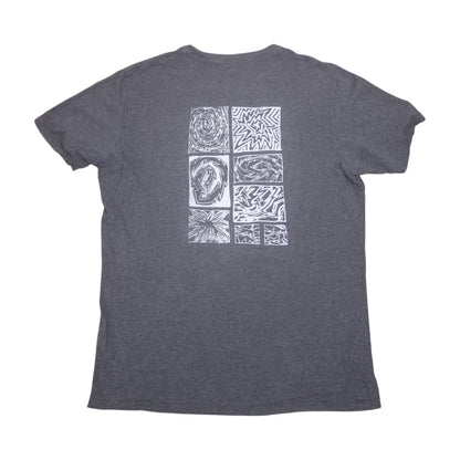 Screenprint Grey Short Sleeve T-Shirt (L)