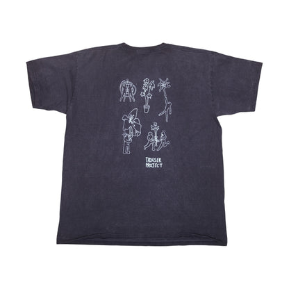 Sustainable Upcycled Graphic Screenprint T-Shirt (L)
