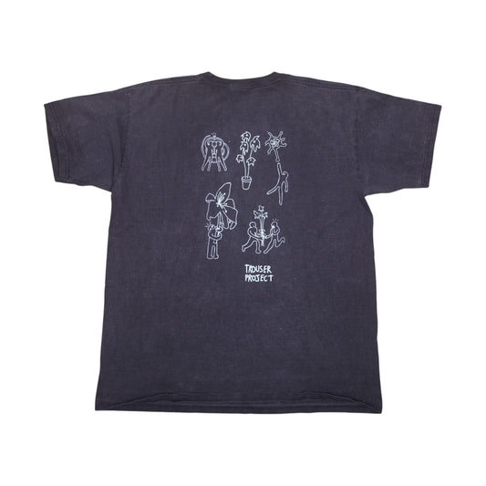 Sustainable Upcycled Graphic Screenprint T-Shirt (L)