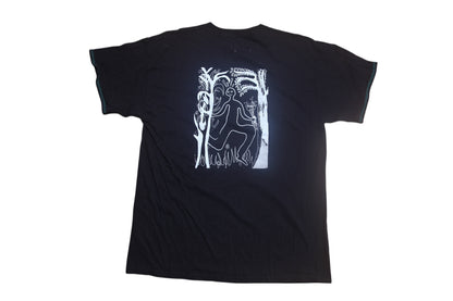 Graphic Screenprint Upcycled T-Shirt (M)