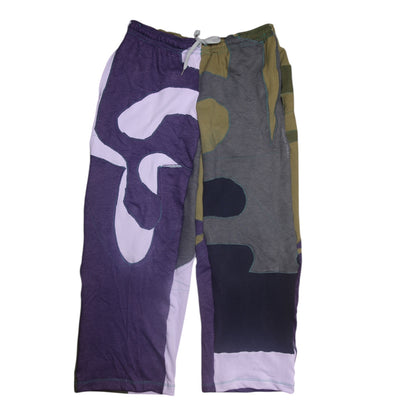Patchwork Reworked Tracksuit Trousers (L)