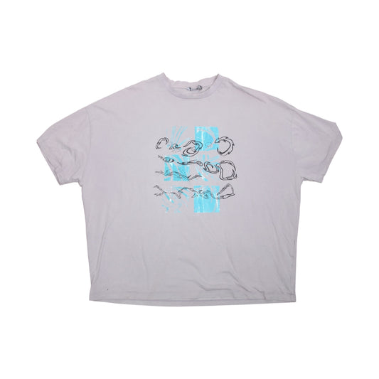 Upcycled Pre-Loved Graphic Screenprint T-Shirt