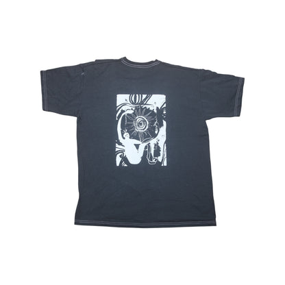Sustainable Upcycled Graphic Screenprint T-Shirt (L)