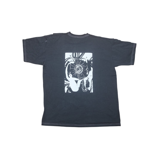 Sustainable Upcycled Graphic Screenprint T-Shirt (L)