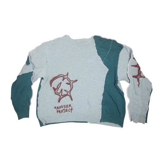 Patchwork Oversize Jumper (XXL)