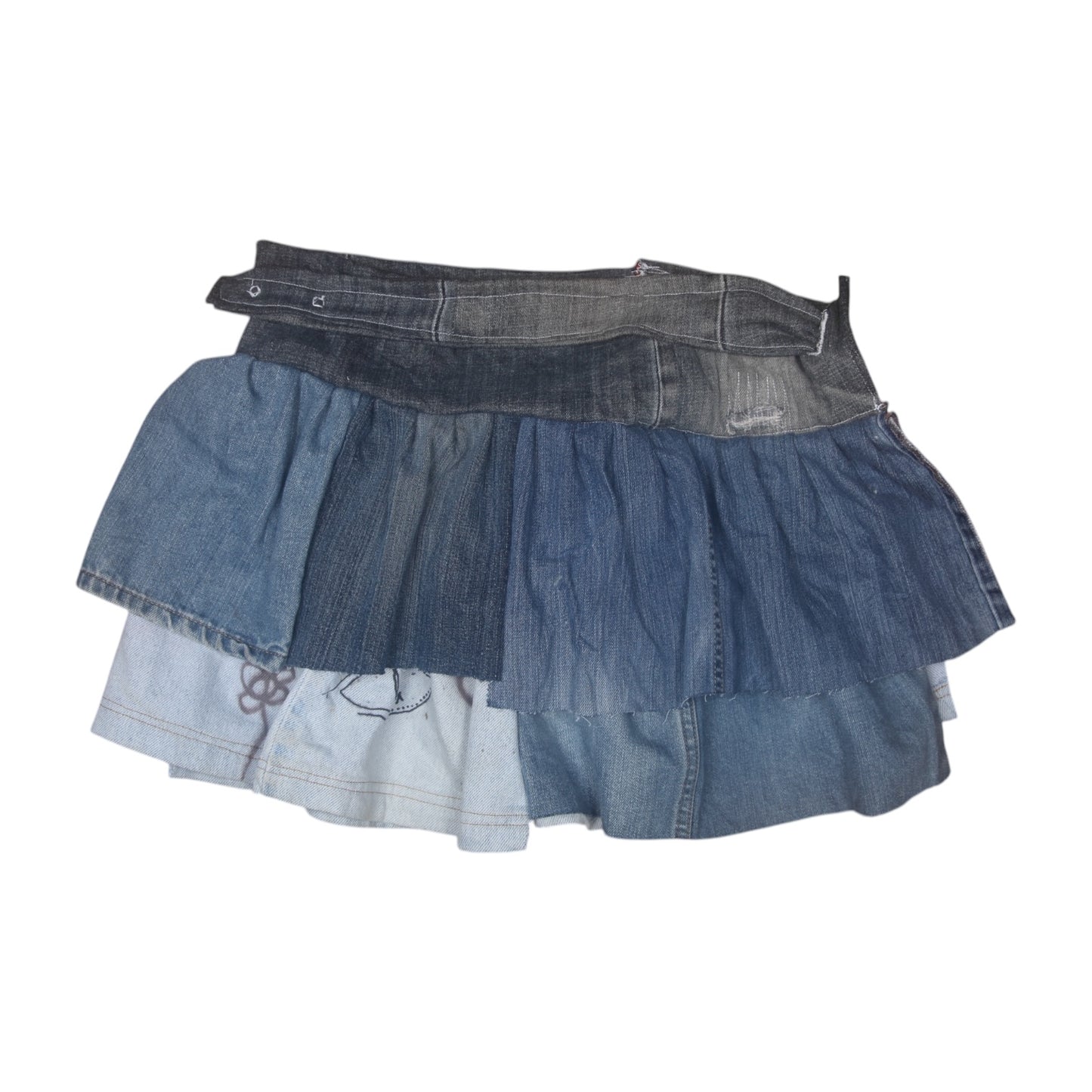 Denim Wrap Skirt