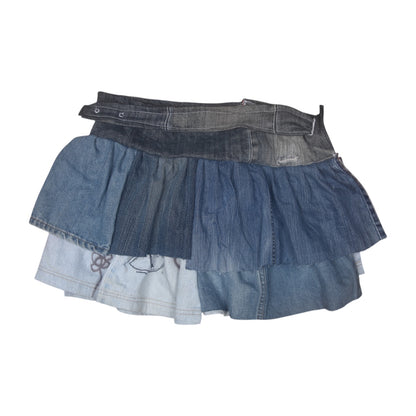 Denim Wrap Skirt